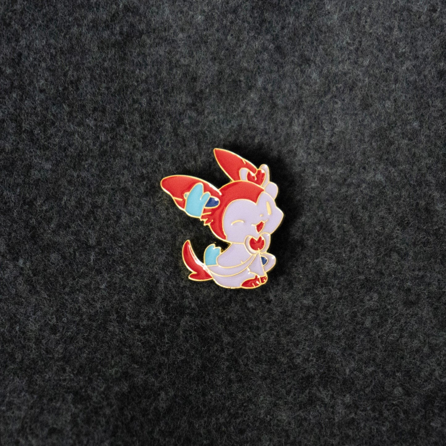 Happy Sylveon Enamel Pin