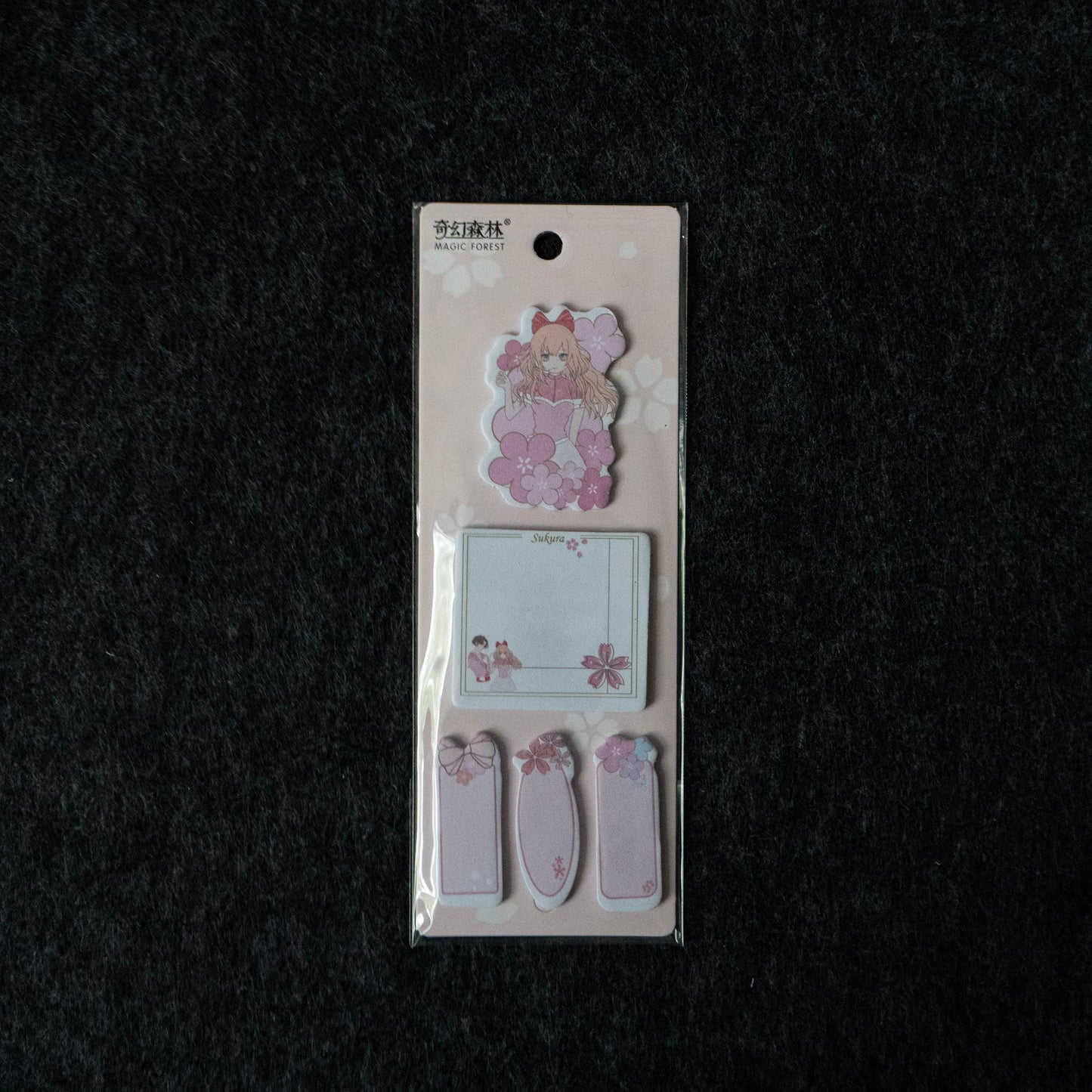 Sakura Girl Sticky Notes