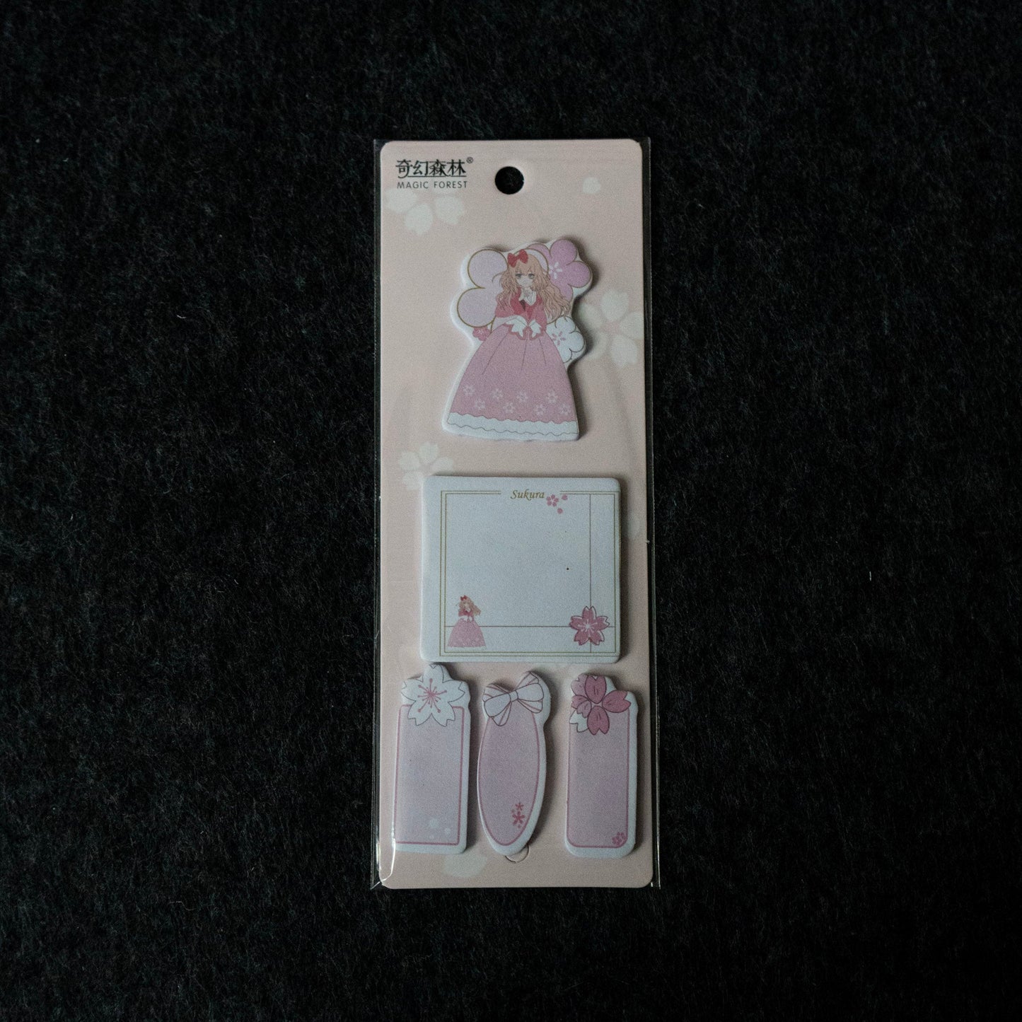 Sakura Girl Sticky Notes