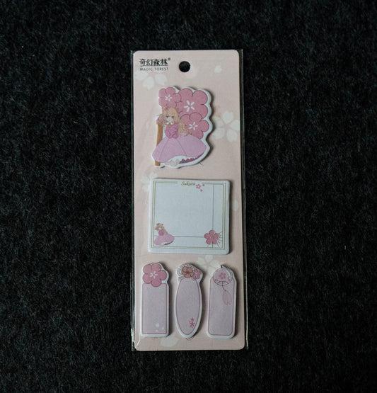 Sakura Girl Sticky Notes