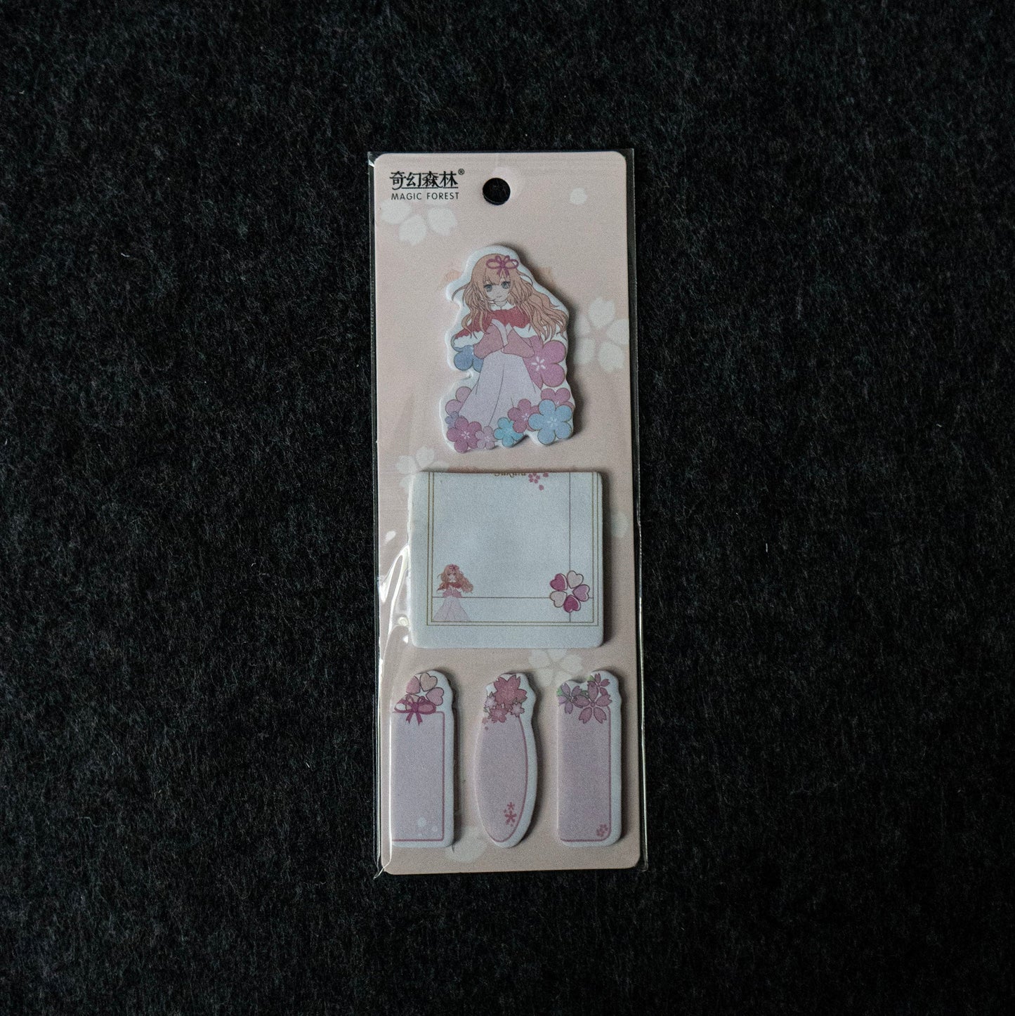 Sakura Girl Sticky Notes