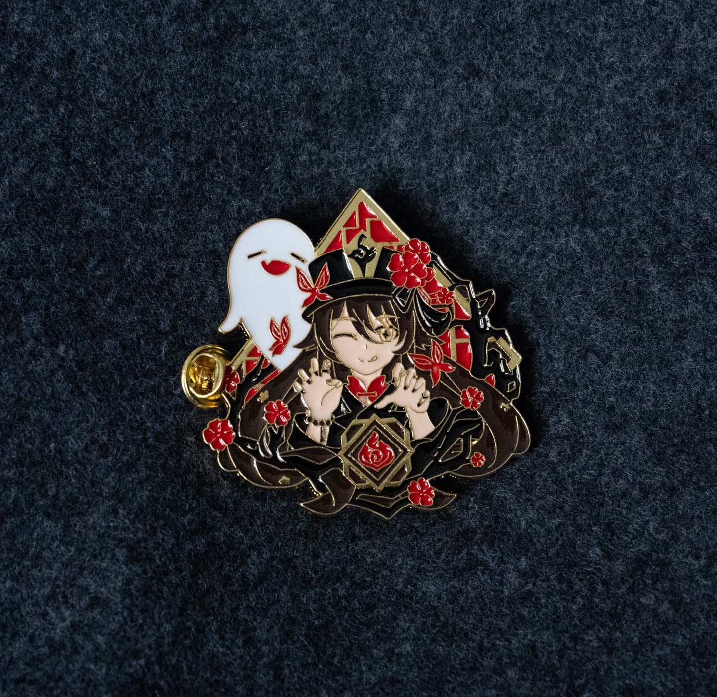 Genshin Impact Hu Tao Enamel