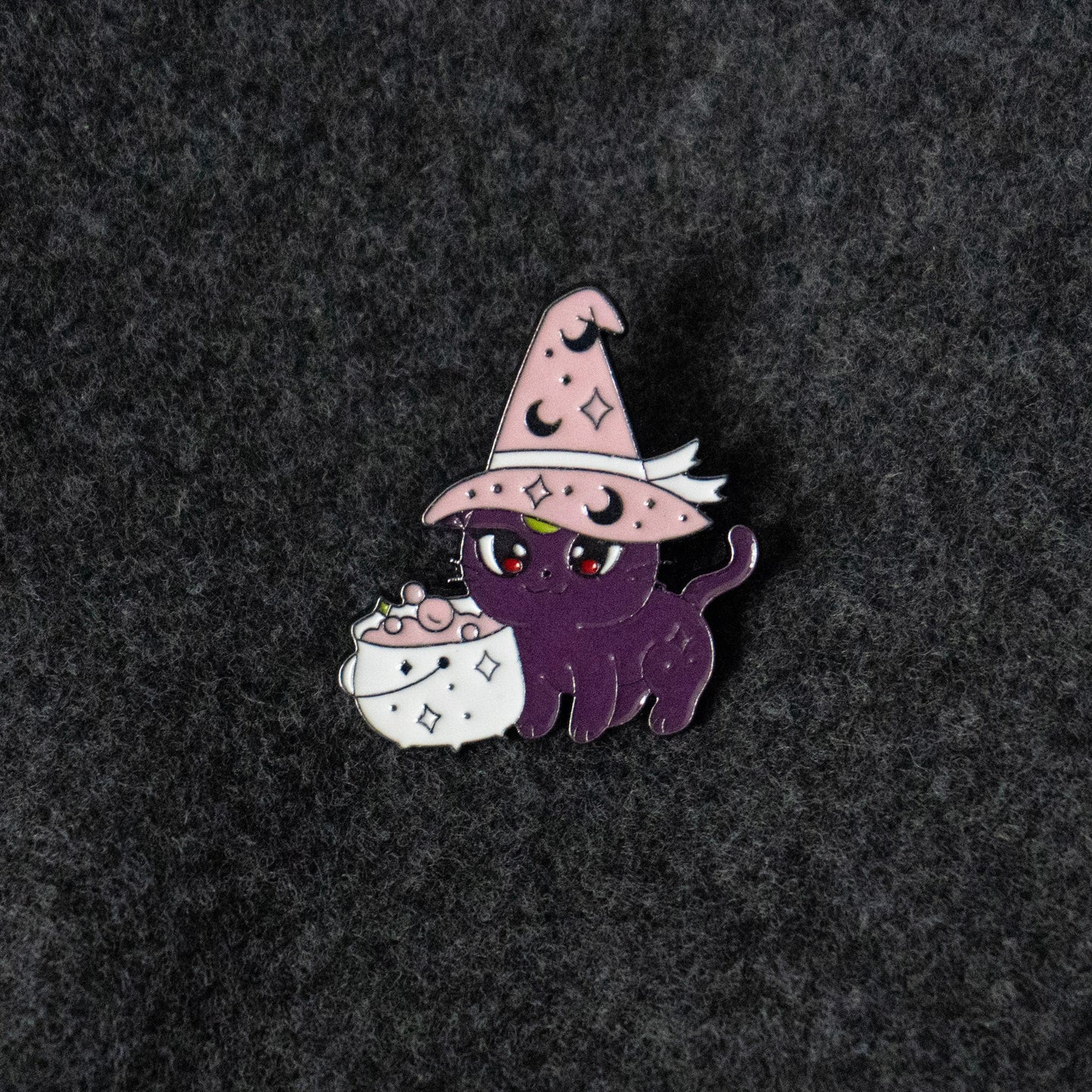 Witch Cat Enamel Pin