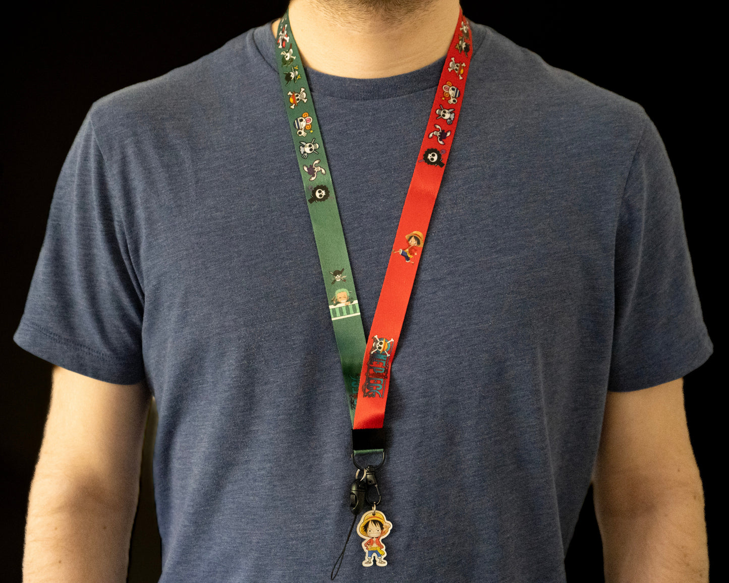 One Piece Character Skulls Lanyard