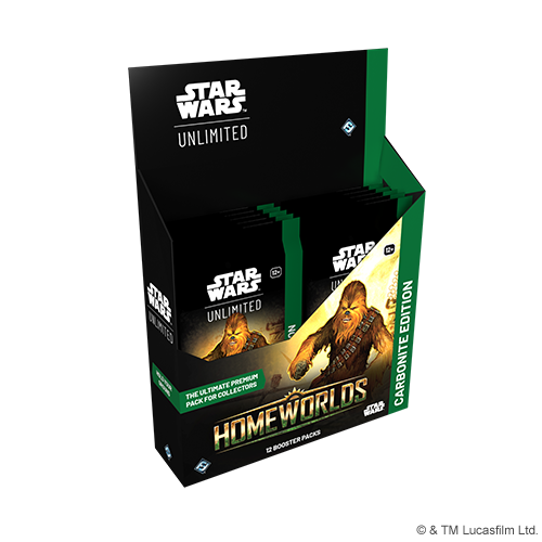 PRE-ORDER: Star Wars Unlimited Homeworlds Carbonite Booster Box
