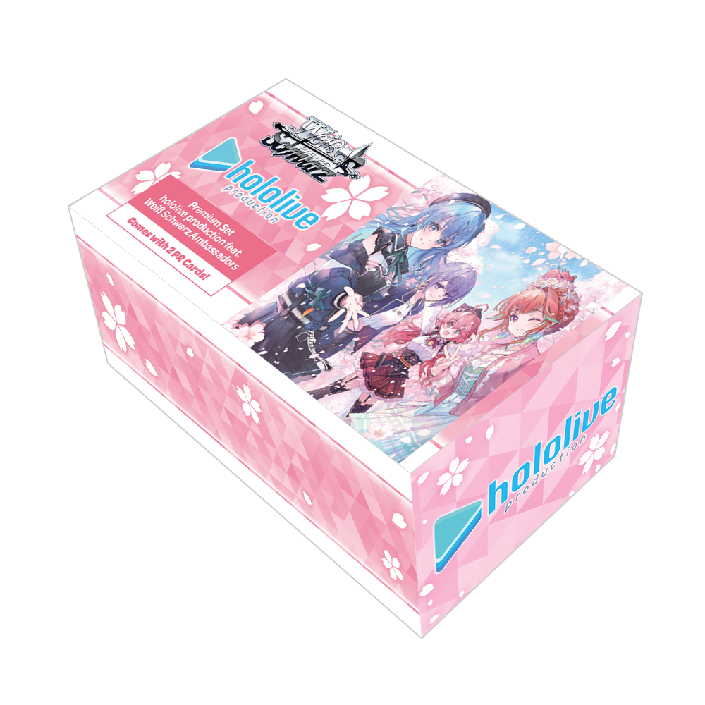 weiss schwarz hololive production booster box : Premium Set – Curio Cavern Ink Color:Voltage (Blue) Booster Digimon play TCG with Hololive Commander Deck Set (5)