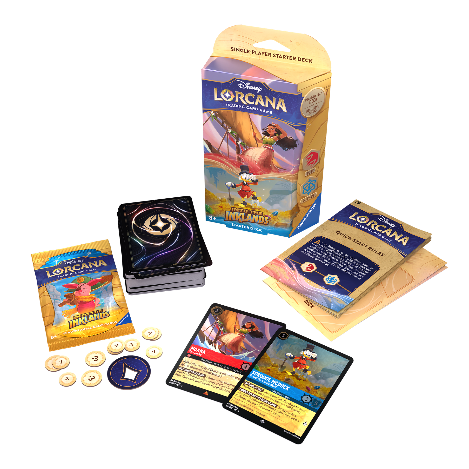 lorcana cards inklands Amazon.com: Ravensburger Disney Lorcana TCG: Into The Inklands Gift Set| Deluxe Collectible Set with Over 200 Art Pieces