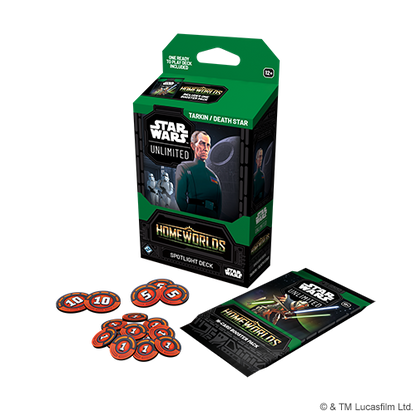 PRE-ORDER: Star Wars Unlimited Homeworlds Spotlight Deck Bundle: Chewbacca & Grand Moff Tarkin